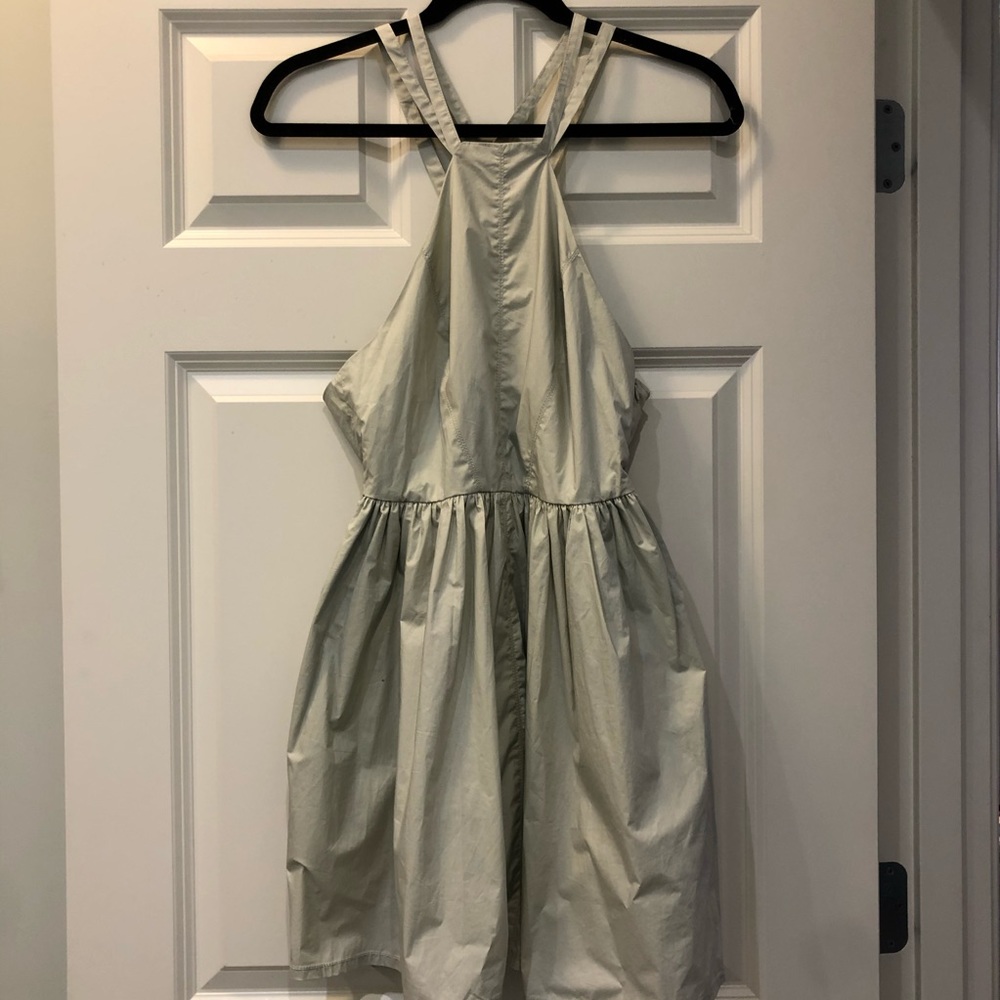 Open back dress